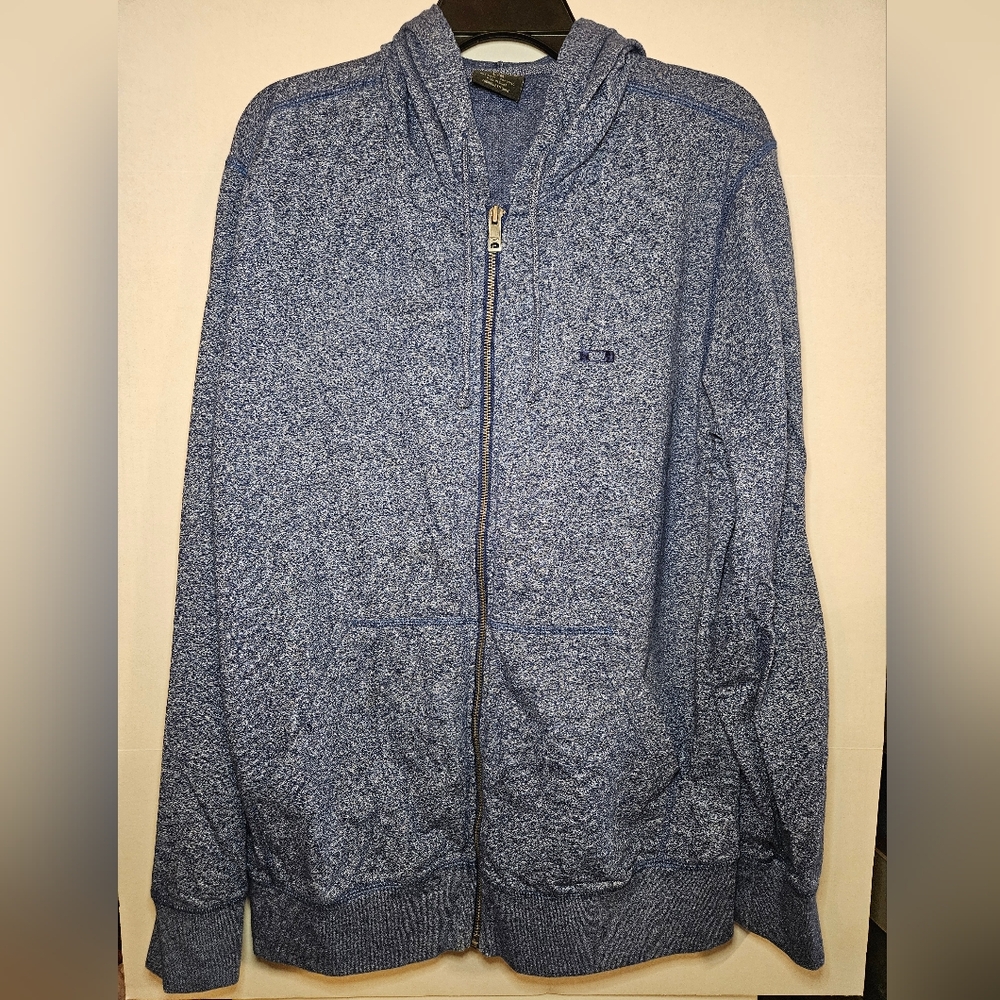 Oakley Blue Zip-Up Sweater Versatile Comfort